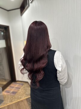 フロレゾンヘアデザインエクステ(floraison hair design exte) ワインレッド