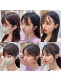 お客様ビフォーアフター 小顔似合わせ顔まわり