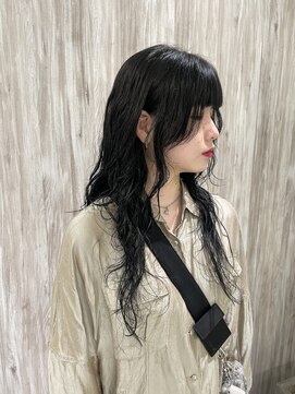 エアー 横浜(AIR) 【湯田】ロングレイヤー×パーマ