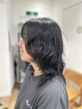 アピッシュ(apish 並木通り) ラフに決まる!ウルフパーマ♪