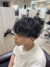 カイノオム 梅田(KAINO HOMME) スパイラルパーマ　マッシュ　ツーブロック