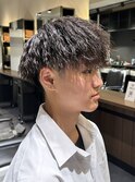 スペインカールスパイキーショートツイストパーマ河原町三条