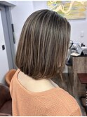 白髪ぼかしナチュラルハイライト