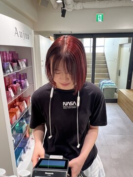 オーシャン(Ocean) 【OceanHair&Life田中愛梨】切りっぱなし/ブリーチ/デザイン