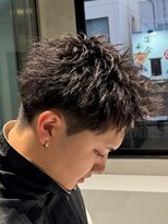 ニコ トウキョウ ロジック(nico TOKYO Logic)&nbsp;刈り上げアップバングスパイキーショートパーマスパイラルパーマ