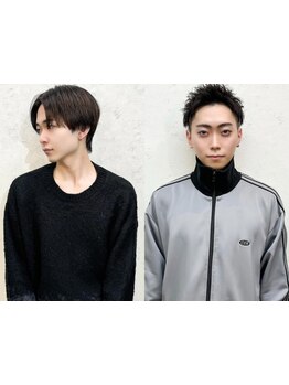 新宿駅西口すぐ!22時まで営業◎仕事帰りにも*メンズカット/ニュアンスパーマ/メンズカラー/ブリーチ大好評