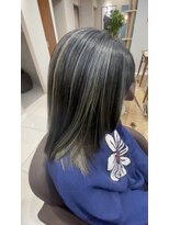 アース オーセンティック 岡山青江店(EARTH Authentic) お白髪ぼかしハイライト☆彡