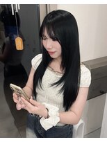 レンジヘアー(lange hair)&nbsp;ブルーブラック【鈴鹿/四日市/津/ストレート/ブリーチなし】