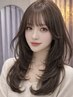 韓国風小顔カット+カラー＋トリートメント　