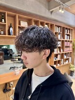 アトラクト バイ ラック 津田沼(Attract by LUCK)&nbsp;ツイストスパイラルパーマ/津田沼/メンズパーマ/メンズ/ブリーチ