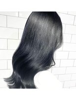 ブルー(BLUE)&nbsp;イメチェン/ホワイトブロンド/外ハネボブ/美髪/仙台