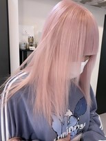 メルトトウキョウ 渋谷(melt.tokyo)&nbsp;インナーカラー/トリートメント/デザインカラー/ペールピンク
