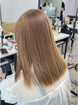 プライズ 所沢プロぺ通り店(prize) ブリーチカラー◎ミルクティーベージュ透明感/韓国レイヤー所沢