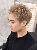 16. リバースセンターパート/卵型/MEN'Sパーマ