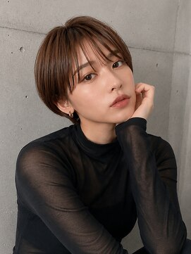 ゲイン(Gain) ショートカット・レイヤーカット×白髪ぼかし