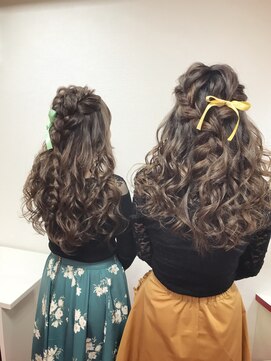 ヘアセットサロン プティ 神戸三宮(petit) リンクコーデ☆アレンジ