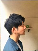 ミディアムアップバング
