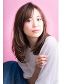 ピンクカラーナチュラルカラークリアカラーチュラルストレート