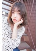 シースルーボブ