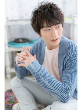 ミック ヘアアンドメイク アップ 駒込店(miq Hair&Make up) サイドグラデーションｘダークアッシュのモテスタイル