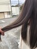 透明感ケアカラー+TOKIOインカラミ ￥14300→￥13000 【白髪ぼかし】【カラー】