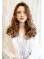 マグノリア(MAGNOLIA) アースカラーのぬけ感ウェーブカール!強弱MIXスパイラルパーマ