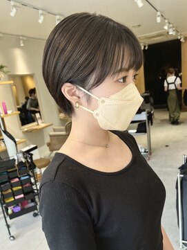 トリート 浦安店(TREAT) 大人マッシュショート×透明感グレージュ