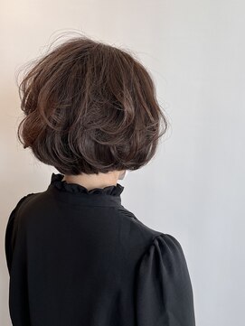 ピュアソウル(Pure Soul) ニューヨークドライカット★くせ毛×カジュアルボブ[渋谷]