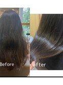 髪質改善カラー