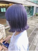 ラベンダーカラー/イメチェン/美肌カラー[立川駅/ケアブリーチ]