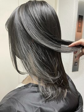 フェリア 渋谷(Feria) 【Feria 渋谷】ハイライト×キャラデコ×グレージュ"Tsuyuki"