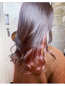 ヘアー ルシア(hair lucia) サーモンピンク