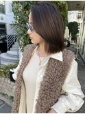 オトナ切りっぱなしボブ　松本