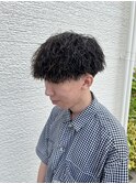 マッシュ×ツイストパーマ