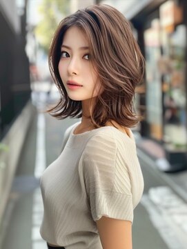 アルトリスト(Altruist Aging×HAIR&SPA) ☆オリーブグレーココアベージュ小顔クラゲヘアー/黒髪/髪質改善