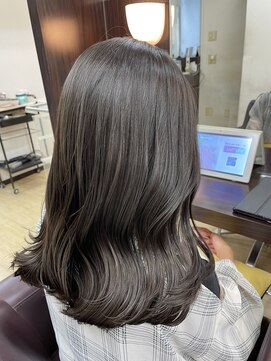 松本平太郎美容室 大宮店 くびれ巻きセミロング