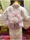 『浴衣着付け＋ヘアセット』帯アレンジ♪可愛い上品アレンジ♪