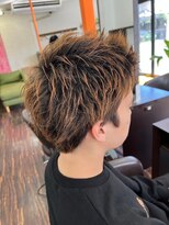 オハナ 洛西店(Ohana)&nbsp;ダブルカラー/メンズカット/メッシュ/メンズハイライト