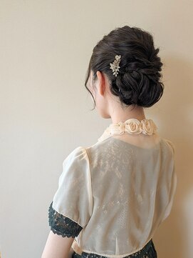 ビューティーワークスループライン(beautyworks LoopLine) 結婚式およばれヘア★ヘアアレンジ★ゆるふわ