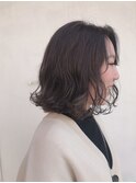 ボブ×グレー
