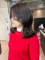 アルバム 銀座(ALBUM GINZA) 似合わせカットマロンベージュメルティカラー_ba496421