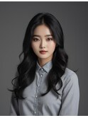 千葉美容室 韓国ヘア レイヤーカット ウルフカット やまたつ