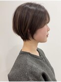 くびれショート×オリーブブラウン