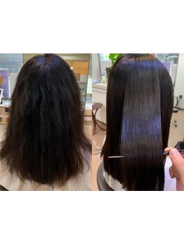 【*加工のいらない*髪質改善Salon】 知識/技術/経験で差が出る髪質改善。1人1人に最適な薬剤選定と配合を◎