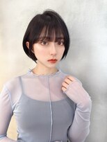 ロンド ジュルード 名古屋(Lond jeloud)&nbsp;ショート ボブ インナーカラー 韓国風5820