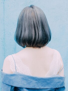 アジュール 倉敷店(Azule) Azule/切りっぱなしボブ/ダークブラウン