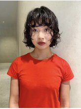 《ボブ・ボブパーマ》巻くのが苦手な方でも簡単スタイリング◎[渋谷]