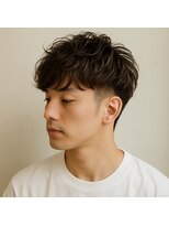 スープレックス ヘアーデザイン(SOUPREX HAIR DESIGN)&nbsp;ツーブロックニュアンスパーマ　20代 30代 40代 50代 60代　学割