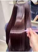ダークレッド/髪質改善/韓国ヘア