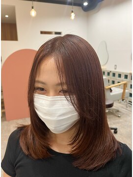 ラルゴ ヘアー(LARGO Hair) カシスブラウンカラー レイヤーカット
